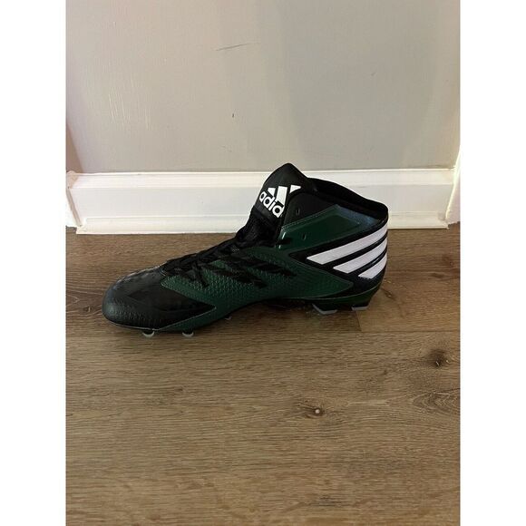 Adidas Mens Green Black Football Cleats Size 14 - Picture 6 of 8